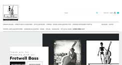 Desktop Screenshot of fretwellbass.com